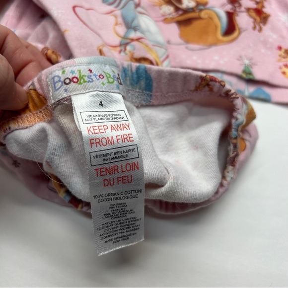 Books To Bed Pink The Nutcracker Christmas Ballet Pajamas - Picture 3 of 3